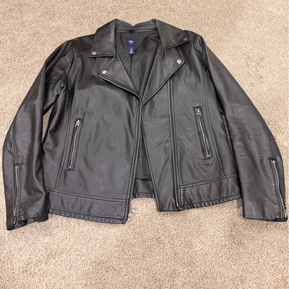 GAP Women’s Black Biker Jacket